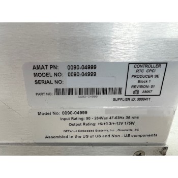 AMAT 0090-04999 300mm Producer SE RTC CPCI Controller